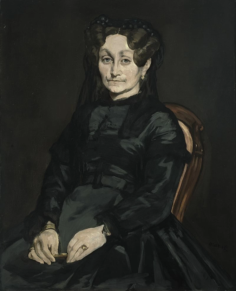  289-Édouard Manet, Ritratto di Eugénie-Désirée Fournier Manet, madre dell'artista, 1863